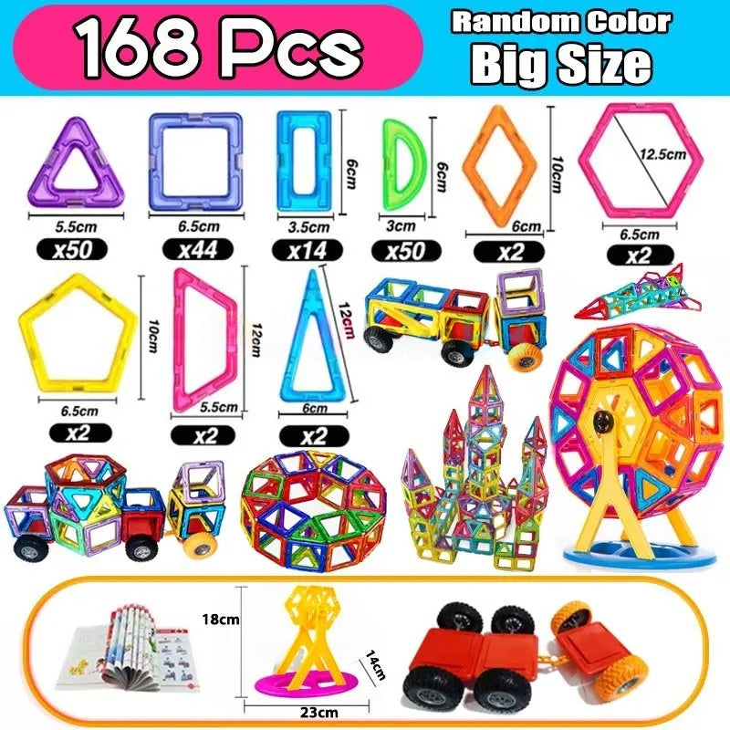Magnetic Building Blocks Set for Kids | Creative Construction Toy