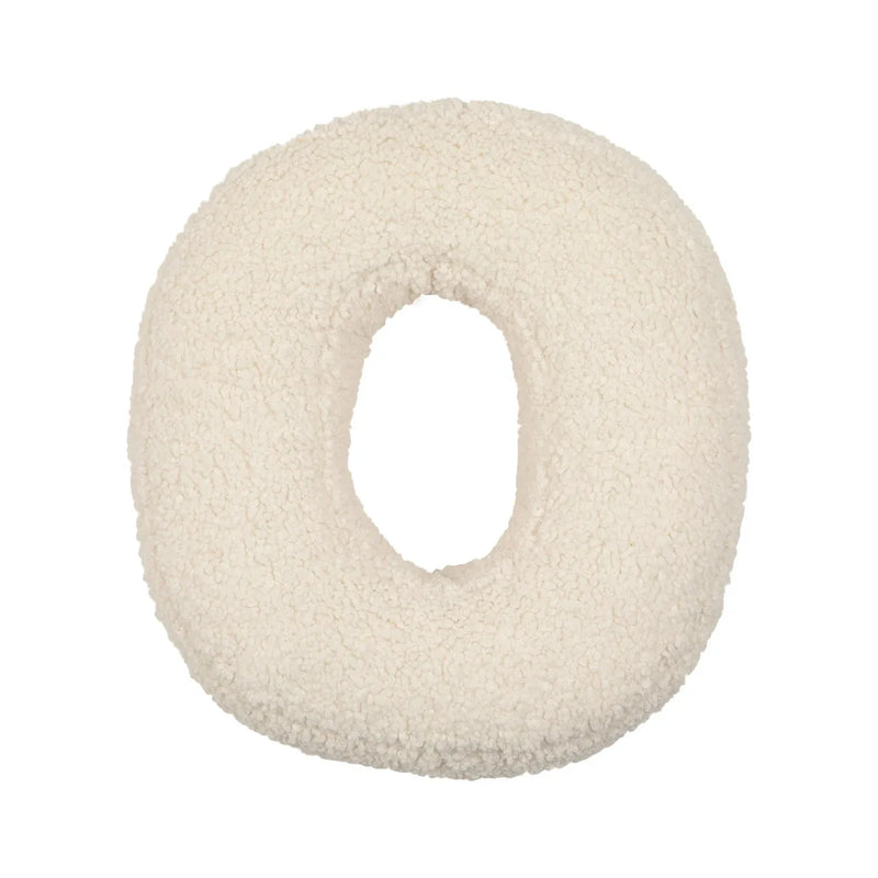 Lambswool Alphabet Pillows – Soft Plush Letter Cushion for Nursery and Playrooms