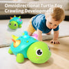 Crawling Turtle Toy with Music and Lights for Babies