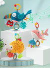 Soft Plush Animal Rattle Toy | Teething & Crib Hanging Toy for Infants