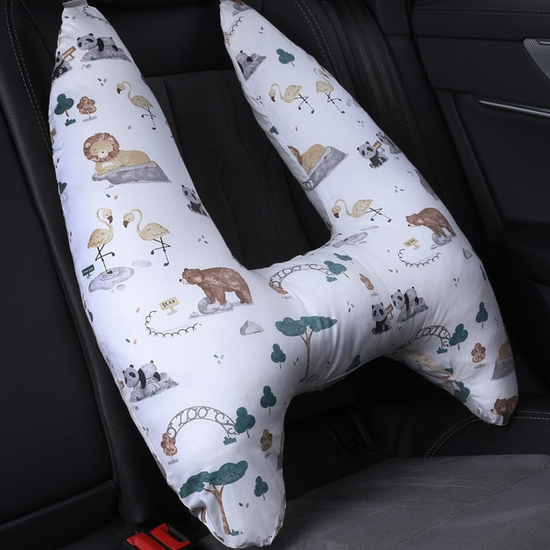 Cute Animal Pattern Infant Car Pillow