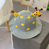 Cute Cartoon Giraffe Bucket Baby Hat