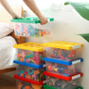 Colorful Stackable Building Block Storage Boxes