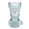 LunaFlex™ 6-in-1 Ergonomic Baby Carrier Backpack – Breathable Mesh Hipseat Infant Carrier (0–36 Months)