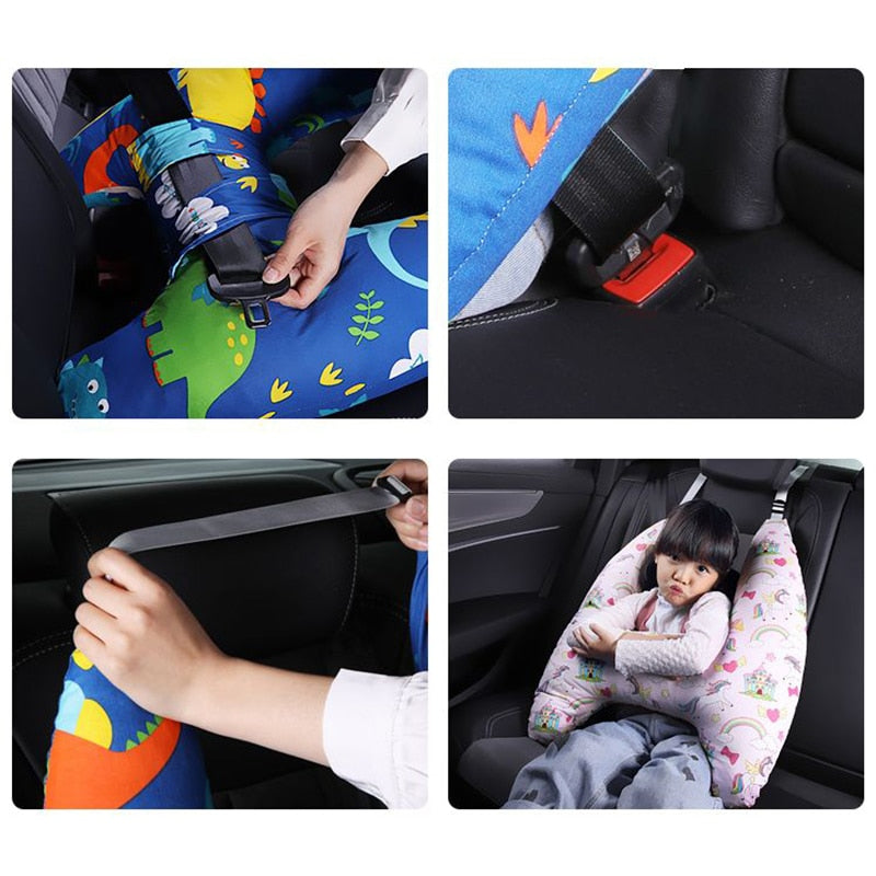 Cute Animal Pattern Infant Car Pillow