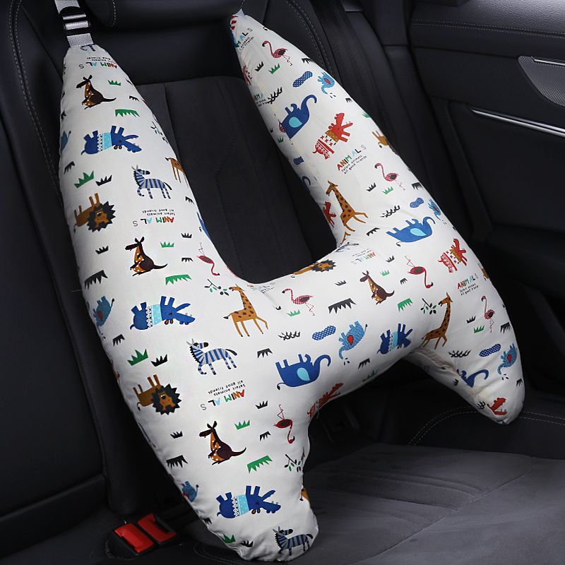 Cute Animal Pattern Infant Car Pillow
