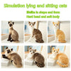 Cat Plush Toy - Soft Realistic Stuffed Cat for Kids & Nursery Decor