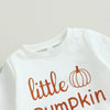 Pumpkin Print Sweatshirt & Pants