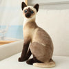 Cat Plush Toy - Soft Realistic Stuffed Cat for Kids & Nursery Decor