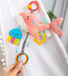 Soft Plush Animal Rattle Toy | Teething & Crib Hanging Toy for Infants
