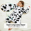 Warm Flannel Kids Sleepsack Pyjamas with Cute Cartoon Animal Prints