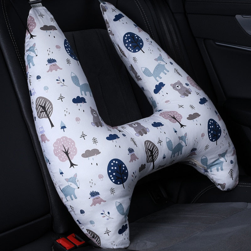 Cute Animal Pattern Infant Car Pillow