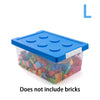 Colorful Stackable Building Block Storage Boxes