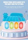 Baby Piano Play Gym with Music Mat and Sensory Toys