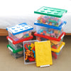 Colorful Stackable Building Block Storage Boxes