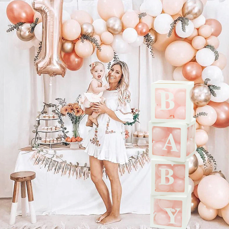 Transparent Baby Name Letter Box