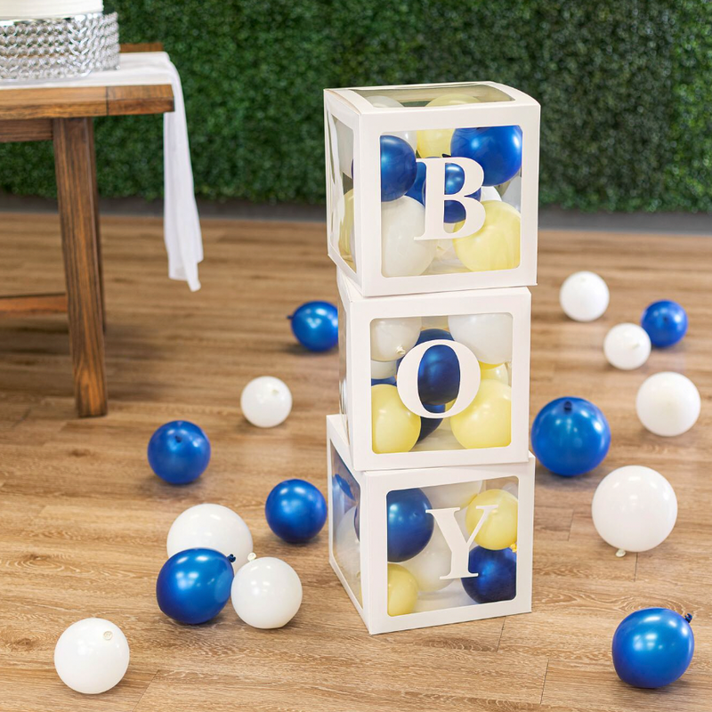 Transparent Baby Name Letter Box