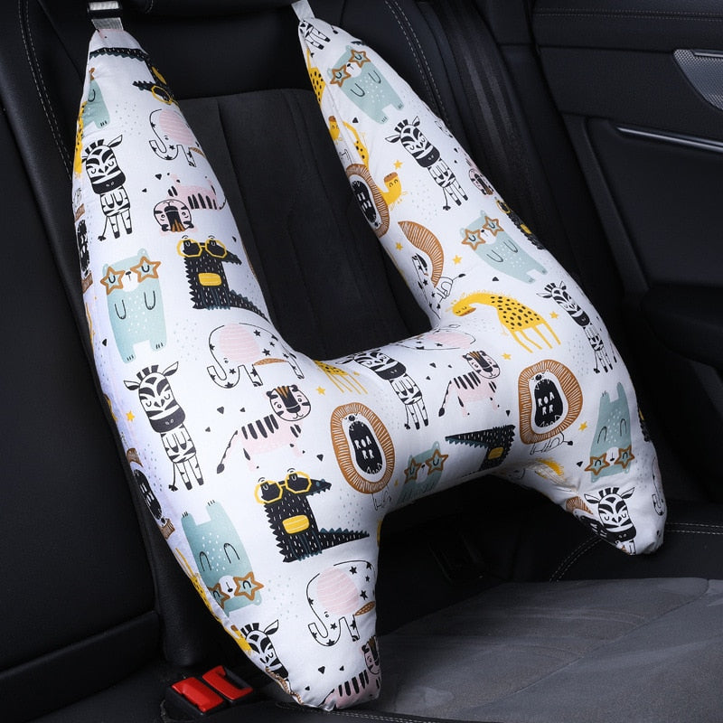 Cute Animal Pattern Infant Car Pillow