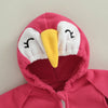 Baby Bird Costume Romper - Hooded Parrot Outfit with Wing Sleeves & Socks