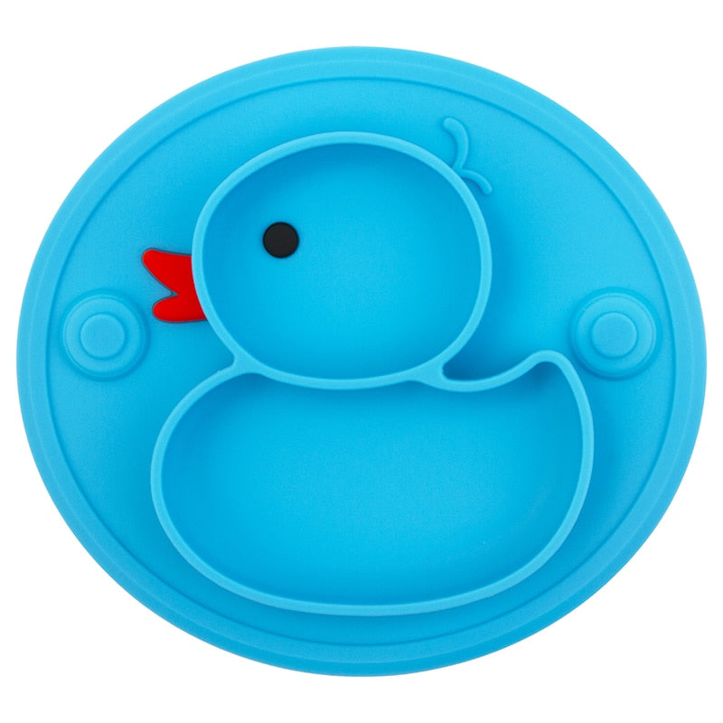Cute Duck Silicone Tableware