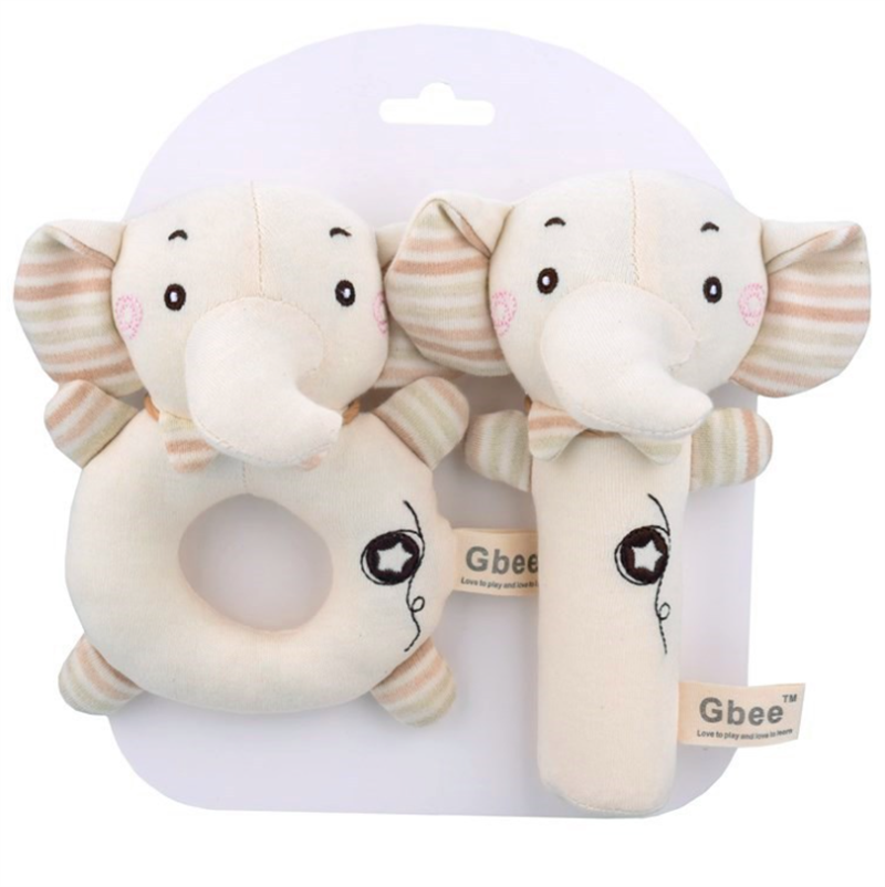 Soft Animal Rattle Toys