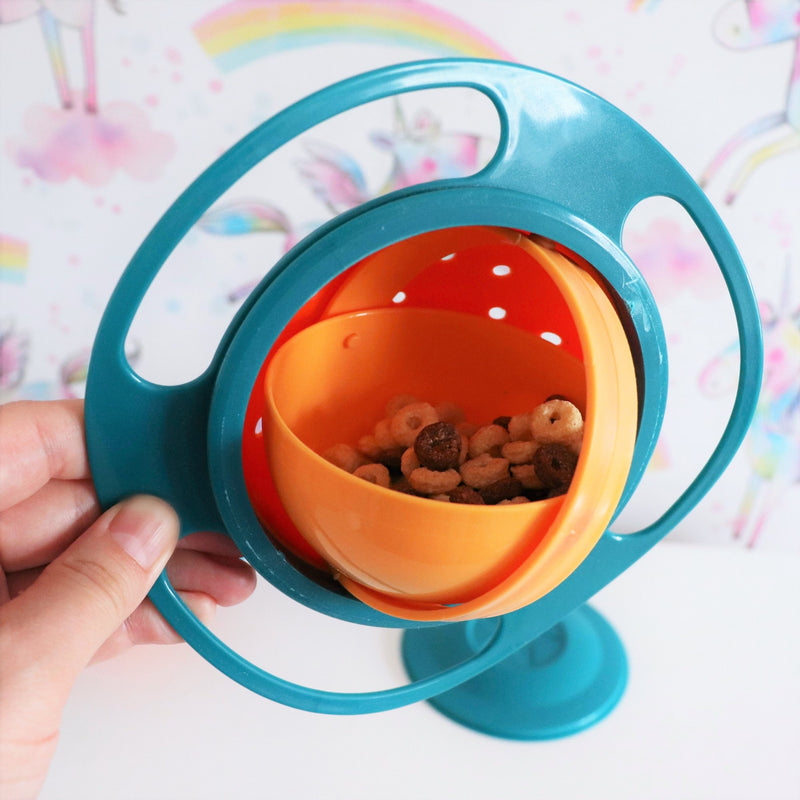 Spill-Proof Gyro Baby Bowl