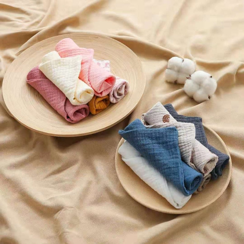 Baby Square Towels Set (5 Pieces)