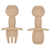 Mini Silicone Baby Spoon & Fork