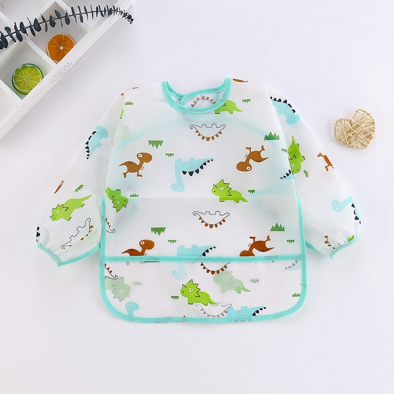 Waterproof Long Sleeve Apron for Babies/Kids