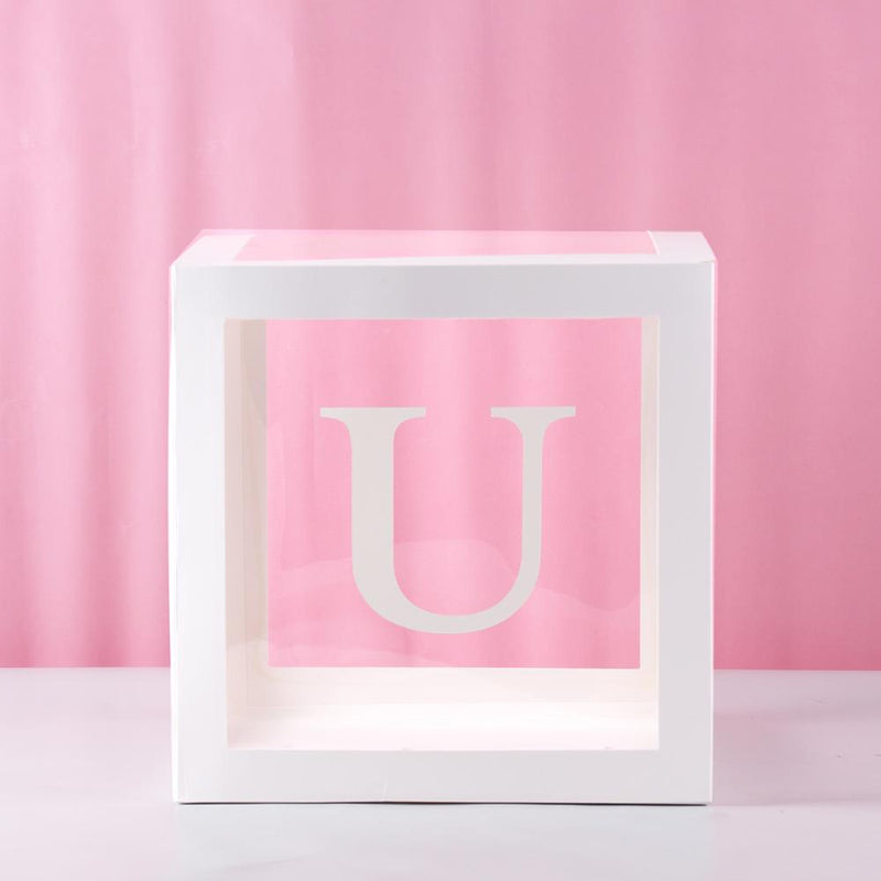 Transparent Baby Name Letter Box