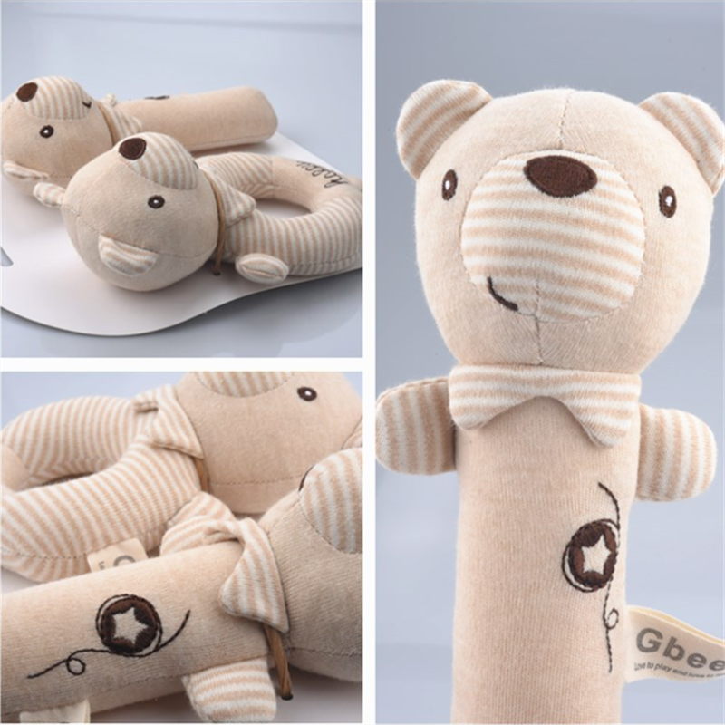 Soft Animal Rattle Toys