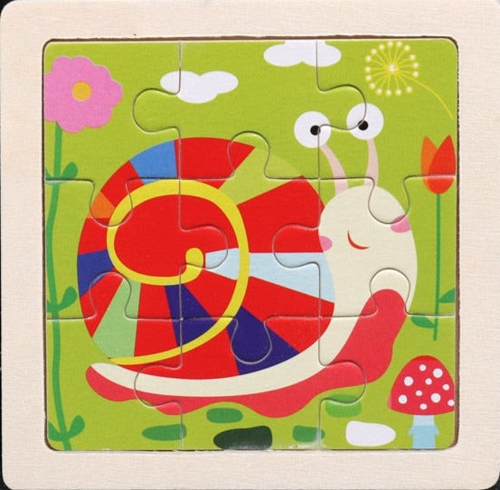 Wooden Cartoon Puzzle