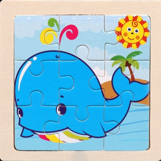 Wooden Cartoon Puzzle