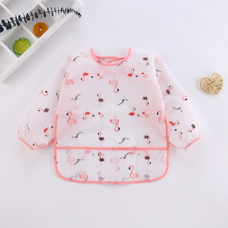 Waterproof Long Sleeve Apron for Babies/Kids