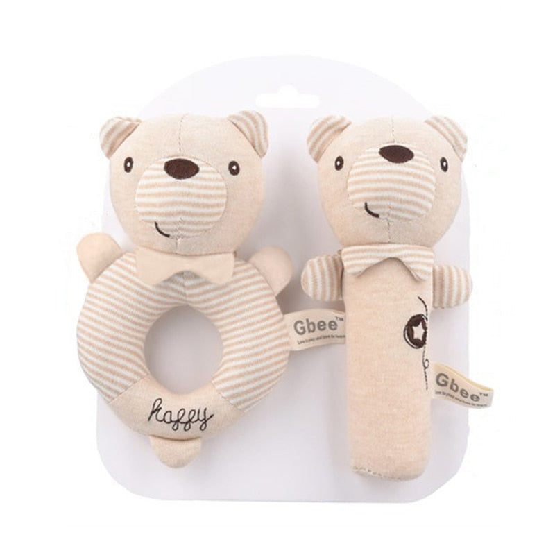 Soft Animal Rattle Toys