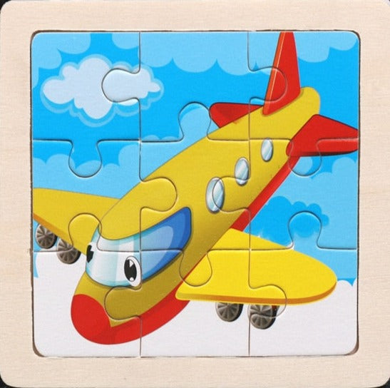 Wooden Cartoon Puzzle