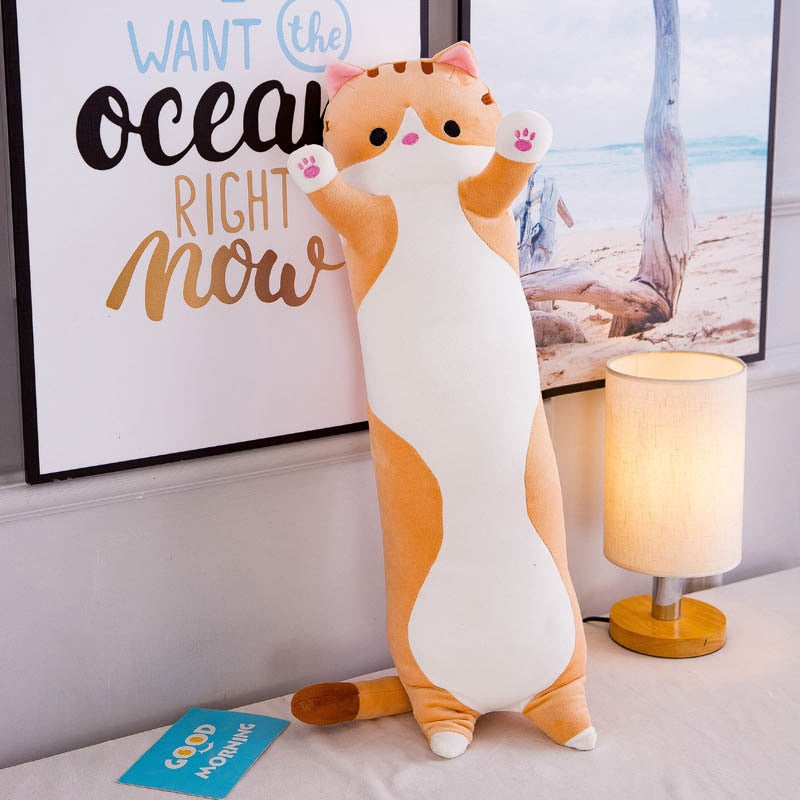 Long Cat Plush Pillow