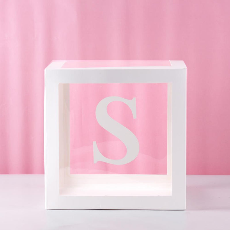 Transparent Baby Name Letter Box