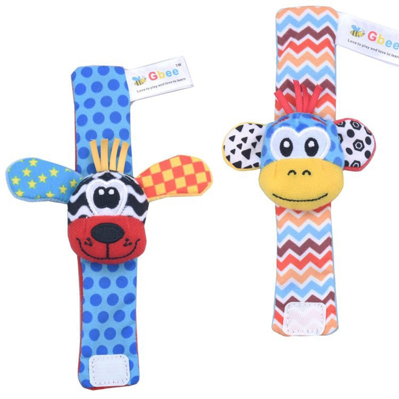 Wristband Animal Rattle Toy