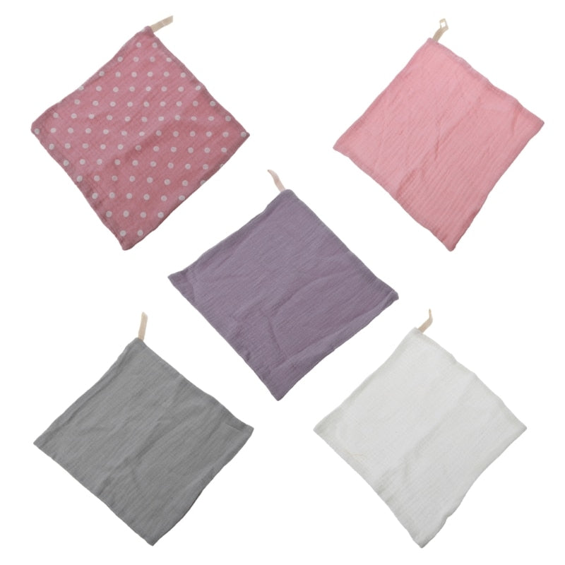 Baby Square Towels Set (5 Pieces)