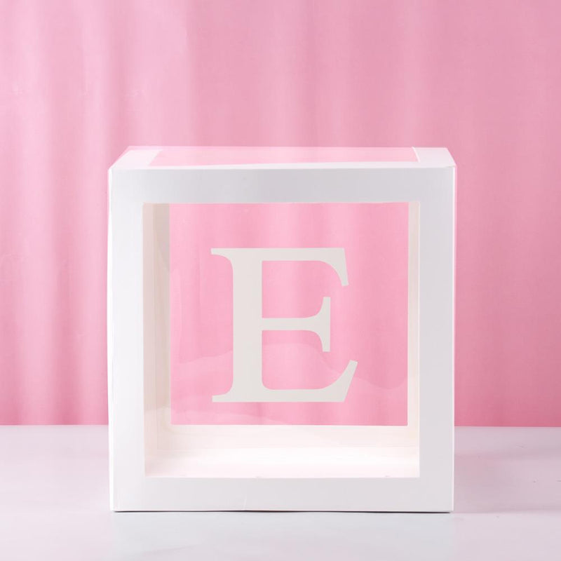 Transparent Baby Name Letter Box