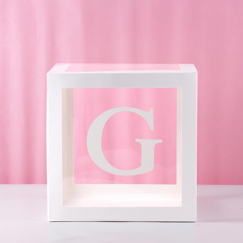 Transparent Baby Name Letter Box