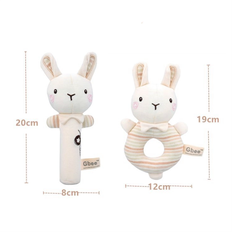 Soft Animal Rattle Toys