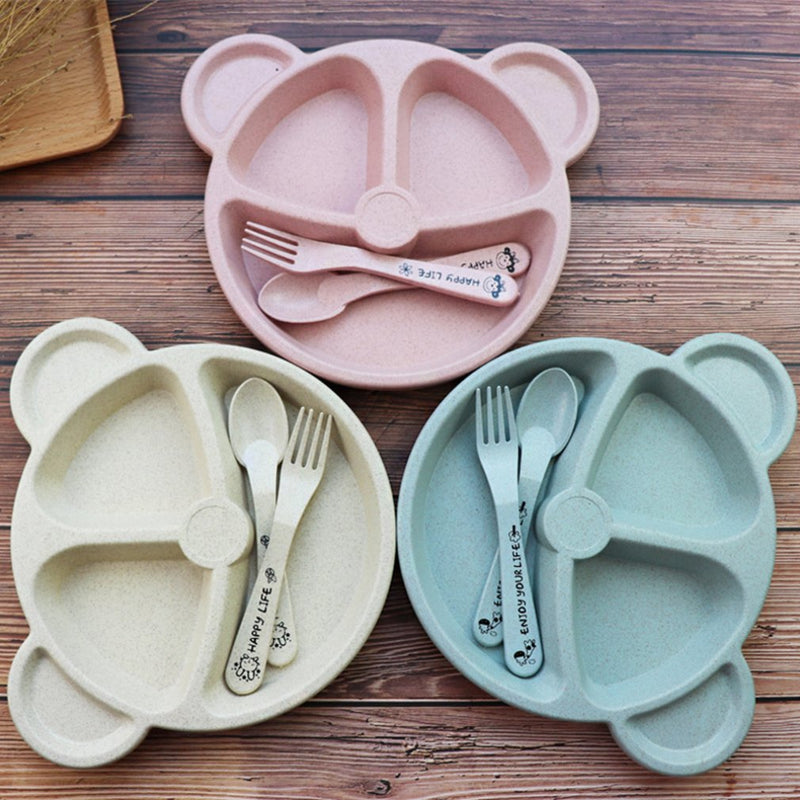 Bear Kids Plate Set