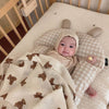 Bear Print Baby Blanket