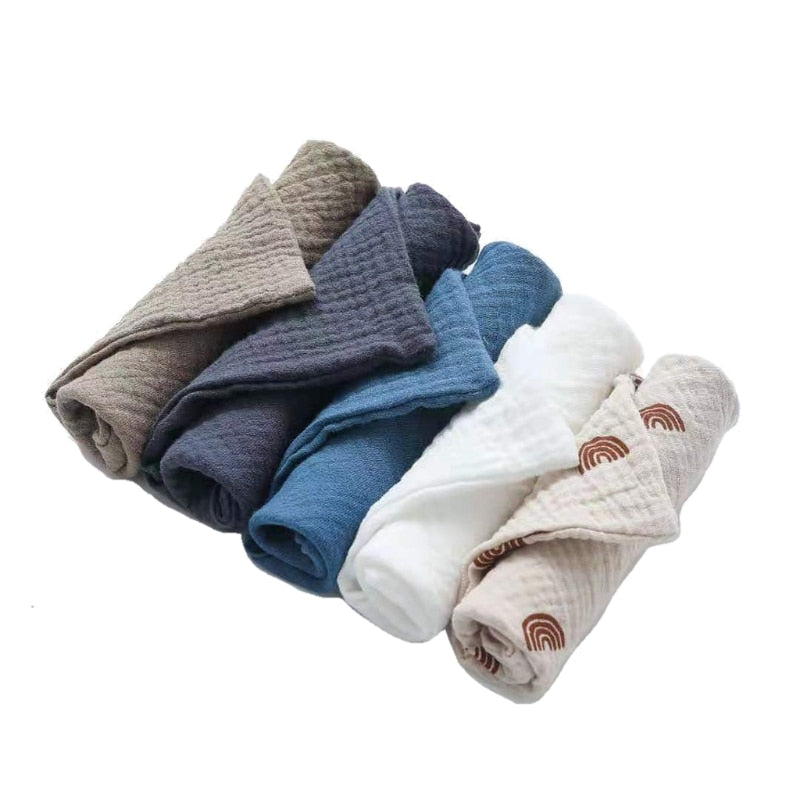 Baby Square Towels Set (5 Pieces)
