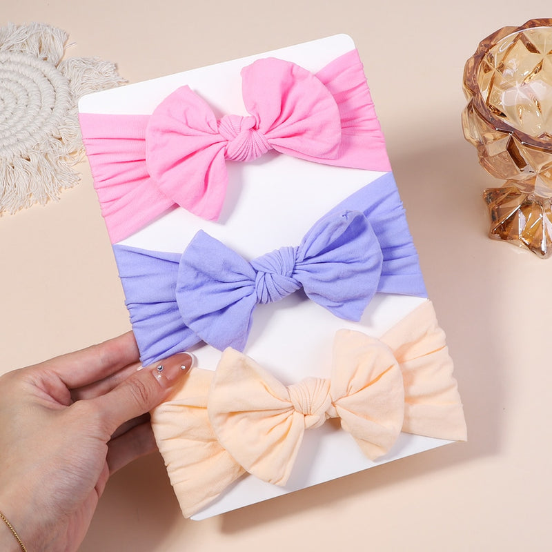 Knitted Baby Headbands (3pcs)
