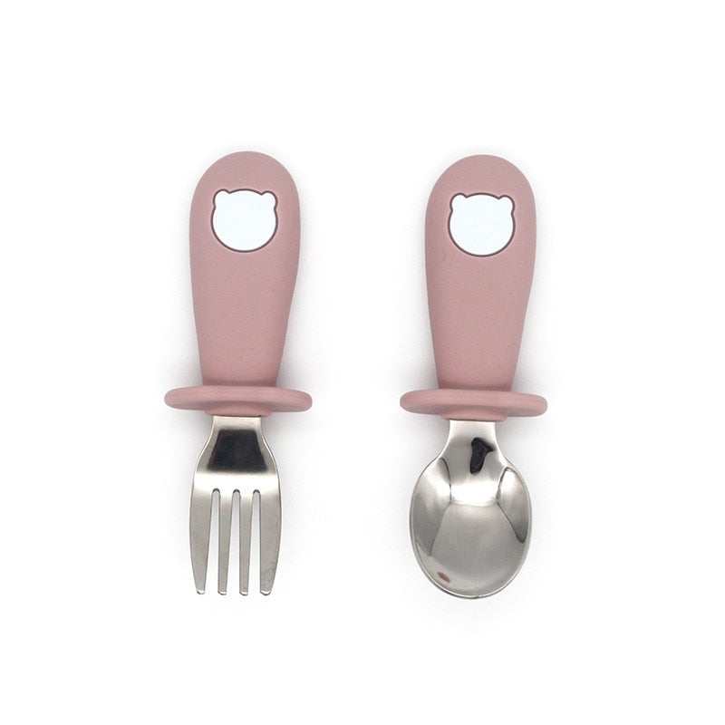 Cute Bear Baby Cutlery