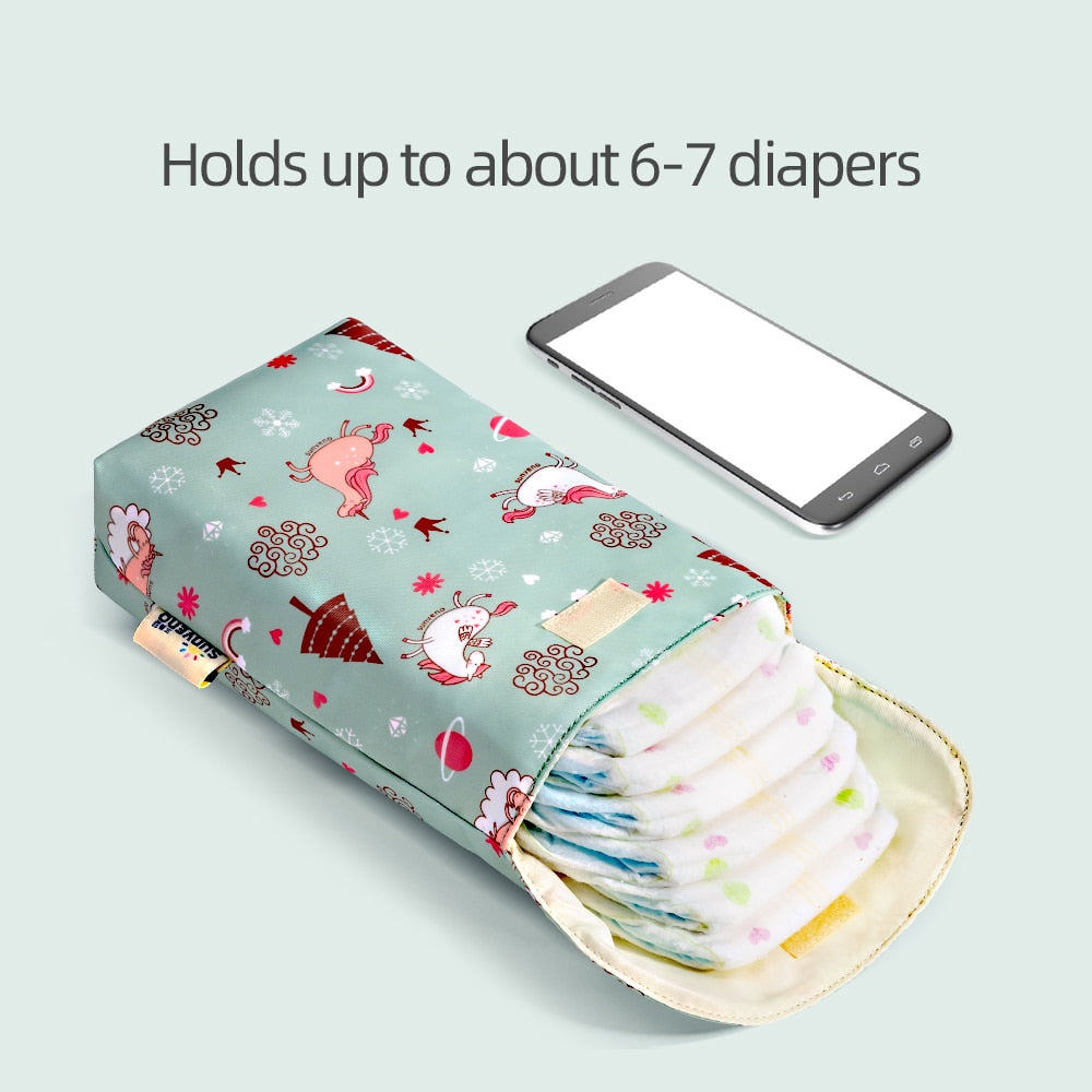 Colourful Reusable Nappy/Diaper Bag
