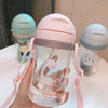 Cute Animal Feeding Bottle With Straw